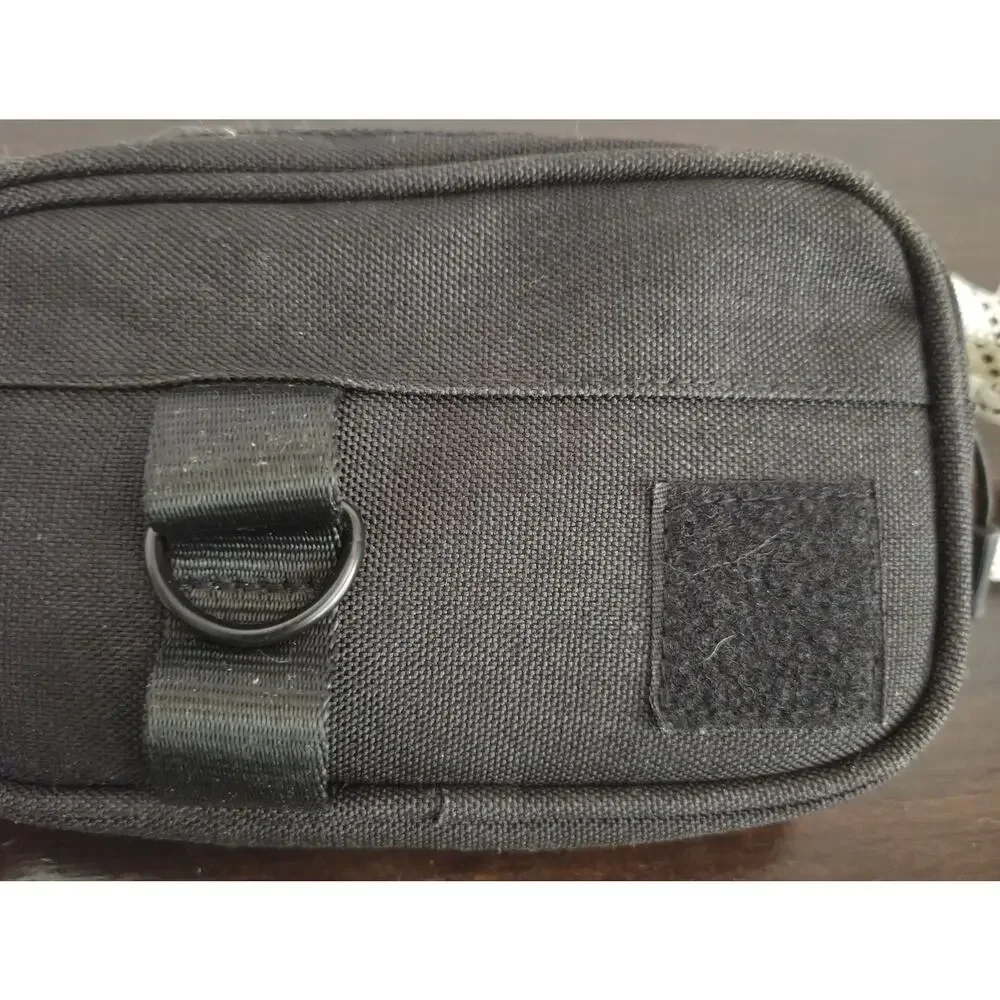 Unsettle & Co Rover Belt Crossbody Bag Black Two Straps Modular Carabiner Purse